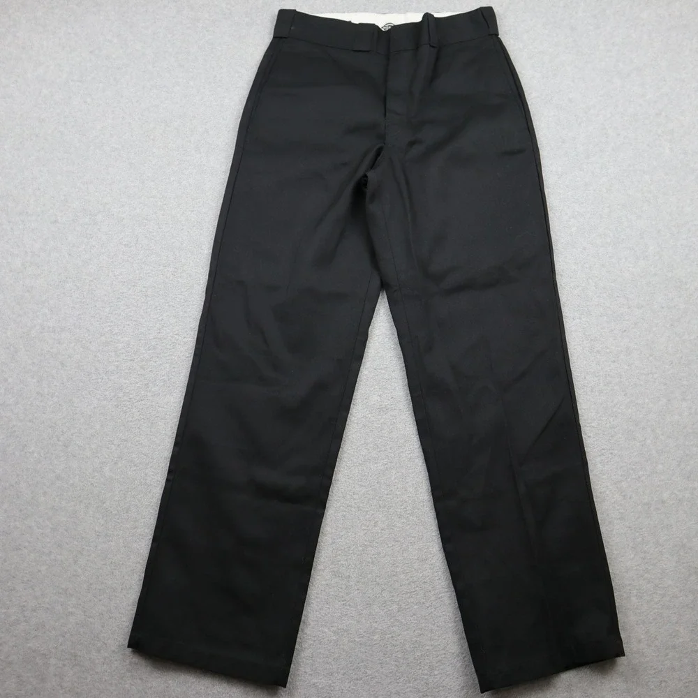 Dickies 874 Work Pants Mens 30x29 Original Fit Black Straight Leg Chinos Pant